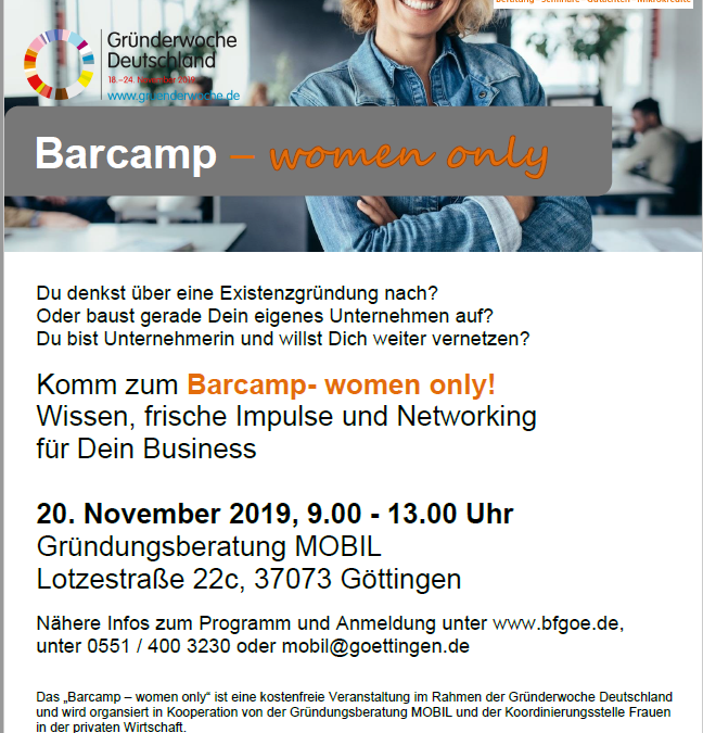Barcamp – women only